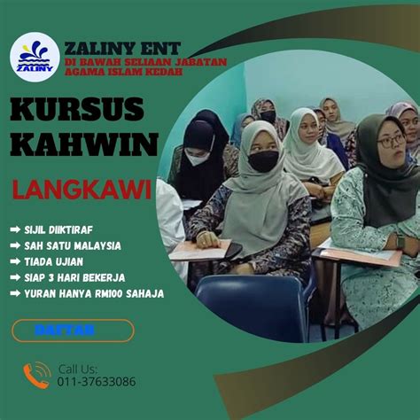 kursus pra perkahwinan islam kedah kursus kahwin bersemuka langkawi kedah