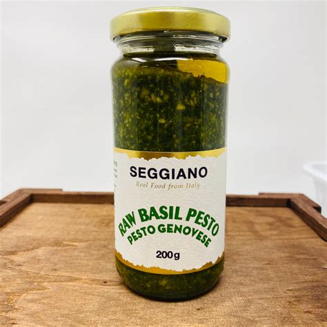 Seggiano Raw Basil Pesto Shipped And Delivered By Cheesyplace