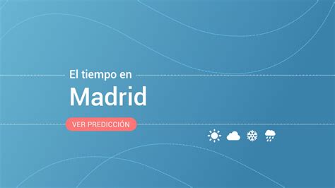 El Tiempo En Madrid Previsión Meteorológica De Hoy Martes 29 De Octubre