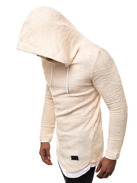 Sudadera De Hombre Beige Ozonee O Ozonee