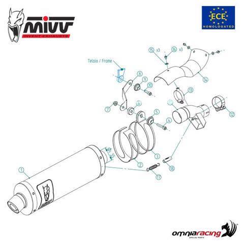 Mivv Exhaust Slip On Dakar Approved Black Steel Honda Crf1100l