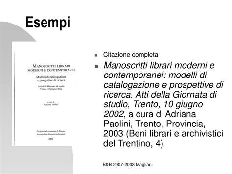 PPT Elementi Di Bibliografia 3 La Ricerca Bibliografica PowerPoint