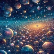 An Image Of Many Bubbles Floating In The Air