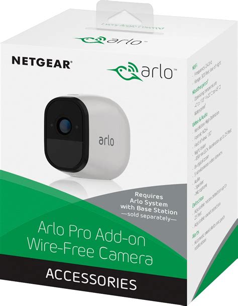 Best Buy Arlo Pro Indoor Outdoor P Wi Fi Wire Free Security Camera