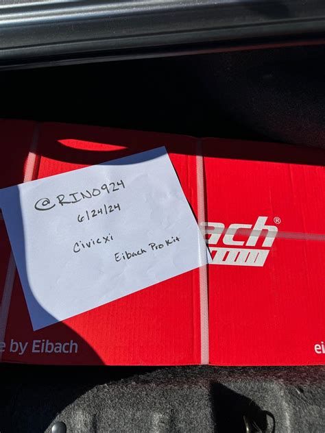 Indiana Eibach Pro Kit Lowering Springs For 22 24 Honda Civic Type R