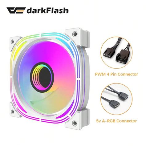 Darkflash INF24 Pro 120mm Rgb PC Case Fan 3 Pin 5V Sync Argb Fan 4 Pin