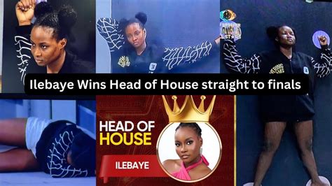 Ilebaye Wins Head Of House Ceec Mercy Pere Shocked Angel In Tears As