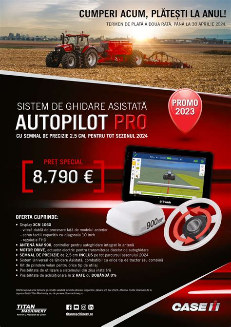 Oferte Agricultura Titan Machinery Romania