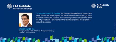 research challenge cfa society india