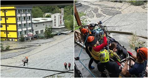 廬山溫泉59人驚險溜索渡河 消防署：全數撤離 生活 Ctwant