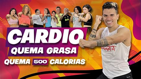 🔥quema Grasa Y Ponte En Forma Con Esta Intensa Rutina De Cardio 🔥 30 Min 💯 Youtube