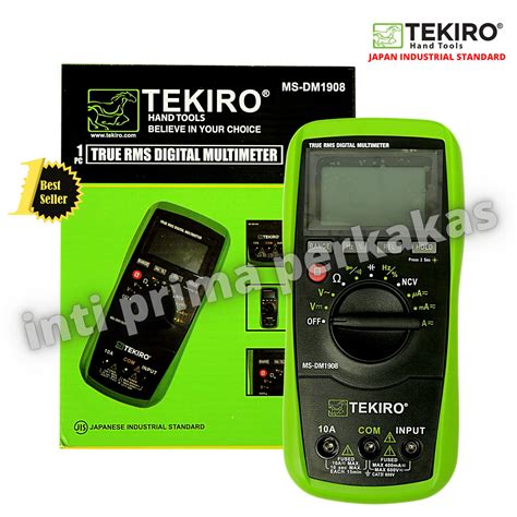 True RMS Digital Multimeter Tekiro MS DM1908 Lazada Indonesia