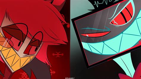 Hazbin Hotel Alastor Vs Vox By Amiameli On Deviantart