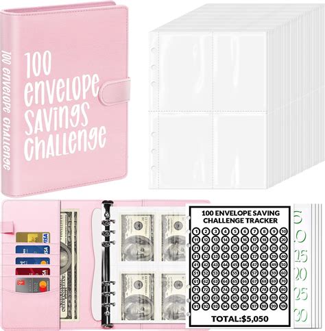 Amazon Loftplus Money Saving Binder Envelope Savings Challenge