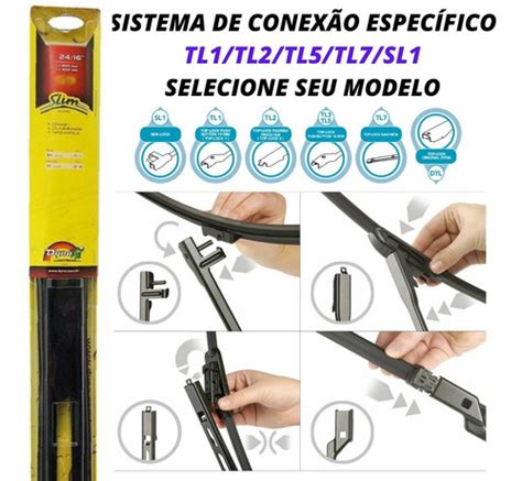 Palheta Limpador Parabrisa Original Dyna Encaixe Específico Frete grátis