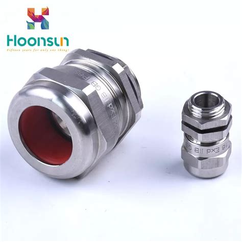 M Type Simple Explosionproof Metal Armoured Cable Gland Hxcablegland