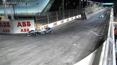 Formula E Spaventoso Incidente Per Alex Lynn La Macchina Decolla Poi