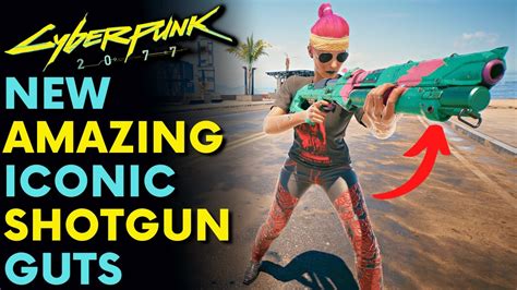 How To Get New Iconic Shotgun GUTS In Cyberpunk 2077 Patch 1 6