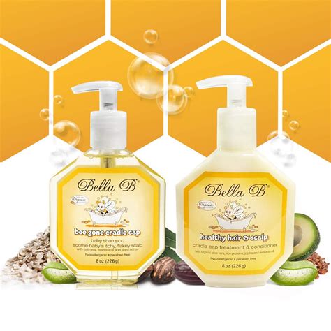 Bella B Bee Gone Cradle Cap Shampoo And Silky Conditioner Kit Infant