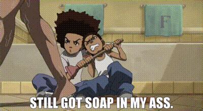 YARN Still Got Soap In My Ass The Boondocks 2005 S02E10 Home