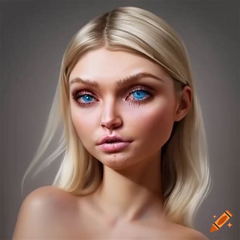 Beautiful Woman Portrait Real Life Super Detailed Enhanced Morphs Into Chloé Bourgeois On Craiyon