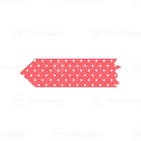 Colorful Washi Tape With A Cute Pattern For Decorating Greeting Cards