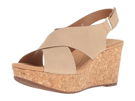 Clarks Women S Annadel Eirwyn Wedge Sand