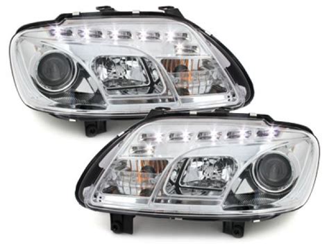 Dayline Led Tagfahrlicht Scheinwerfer F R Vw Touran Chrom Swv Gx