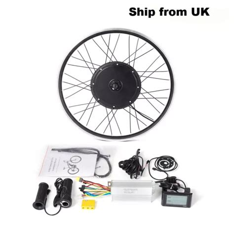 UK 48V 28 29 Electric Bicycle Motor Conversion Kit Front Rear Wheel