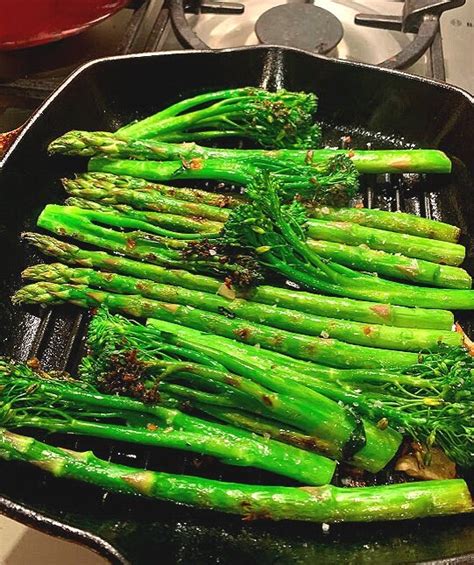 Chargrilled Asparagus And Broccollini — A Deli