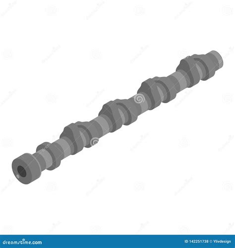 Car Camshaft Icon Isometric Style Stock Vector Illustration Of