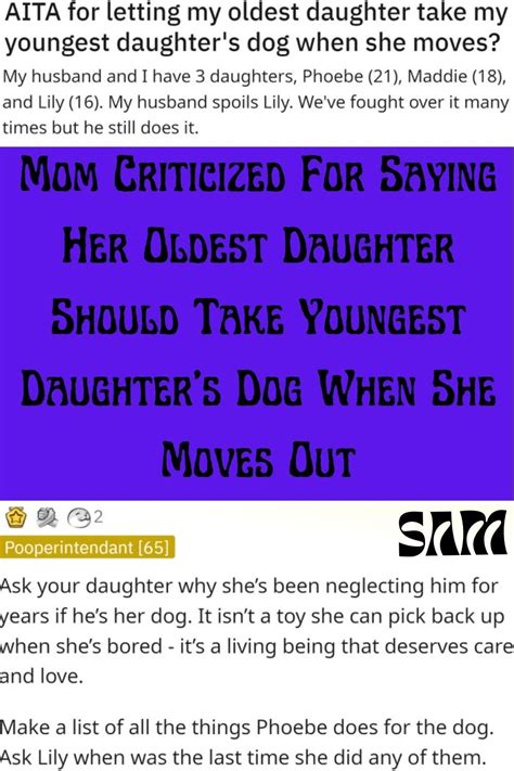 Mom Criticized For Saying Her Oldest Daughter Should Take Youngest