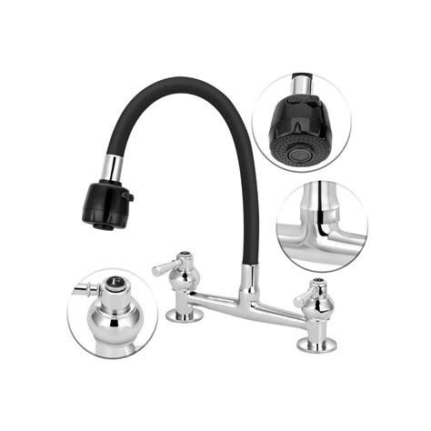 Torneira Misturador Gourmet Flex Vel Preto Cozinha Mesa V