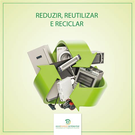 Reduzir Reutilizar e Reciclar Ecotronics Ambiental Soluções em