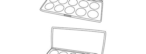 Eyeshadow Palette Template – Medium