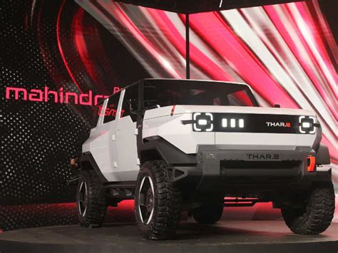 Mahindra Unveils Electric Avatar Of Iconic Thar Suv