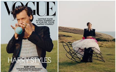 Harry Styles Wears A Dress As He Becomes First Male In 127 Years To Be On The Cover Of Us Vogue