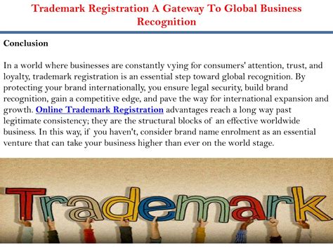 PPT Trademark Registration A Gateway To Global Business Recognition