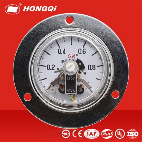 Pressure Gauge With Electrical Contact Made By Hongqi Instrument Accept