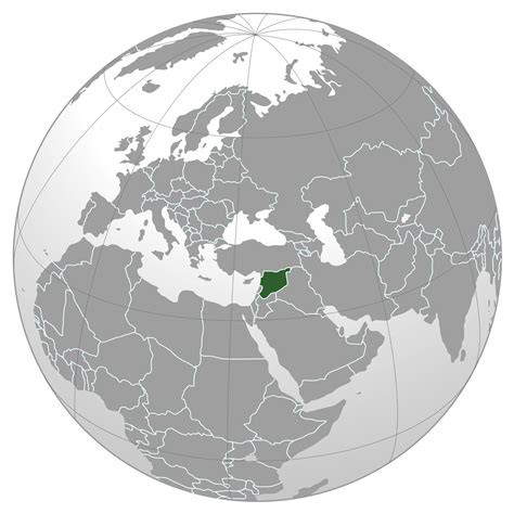 Grande mapa de ubicación de Siria Siria Asia Mapas del Mundo