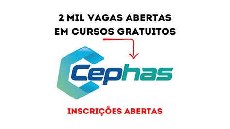 Totalmente Gratuito E Online Cephas Abre Mais De Mil Vagas Em Cursos