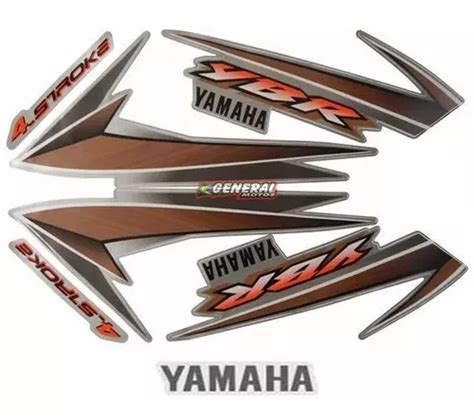 Kit Adesivo Faixa Yamaha Ybr 125 2004 Prata Jotaesse Parcelamento