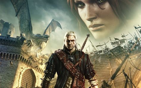 Wallpaper The Witcher Geralt Of Rivia Triss Merigold The Witcher 2 Assassins Of Kings