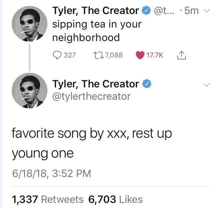 RileyTaugor On Twitter Tyler The Creator S Deleted Tweets When