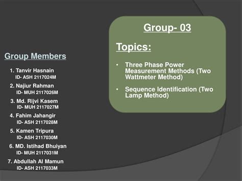 Ppt Three Phase Power Measurement Powerpoint Presentation Free