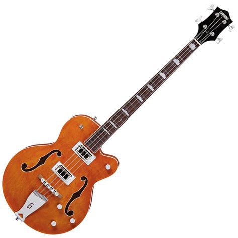 Gretsch G5440ls Electromatic Hollowbody Long Scale Bass Orange Gear4music