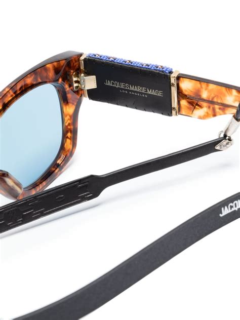 Alanui X Jacques Marie Mage Topanga Sunglasses Brown Farfetch