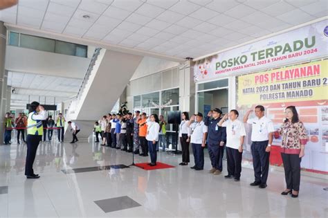 Selama Angkutan Nataru Bandara Sam Ratulangi Layani