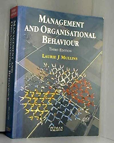 Management And Organisational Behaviour Mullins Laurie J