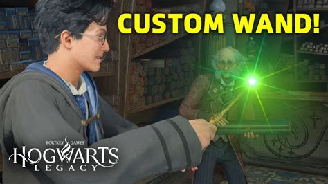 Hogwarts Legacy Getting Custom Wand At Ollivanders Youtube